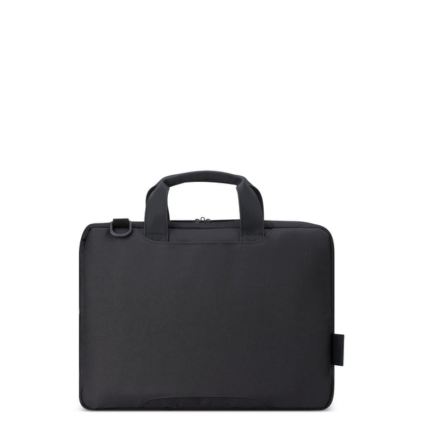 Delsey Parvis Plus 1 Compartment PC Protection Satchel - Black - 00394416000 BLK - Jashanmal Home